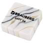 Ластики BRAUBERG "MARBLE", НАБОР 6 штук, 34х34х11 мм, квадратные, экологичный ПВХ, блистер, 272735 (арт. 272735)