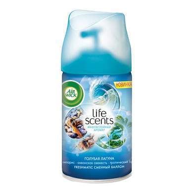 Сменный баллон 250 мл, AIRWICK LifeScents "Океанский бриз", для автоматических освежителей, универсальный (арт. 601850)