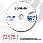 Диск CD-R SONNEN, 700 Mb, 52x, Slim Case (1 штука), 512572 (арт. 512572)