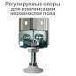 Стеллаж металлический BRABIX "MS Plus-200/40-5", 2000х1000х400 мм, 5 полок, регулируемые опоры, 291109, S241BR164502 (арт. 291109)