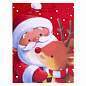 Пакет подарочный НАБОР 4 штуки, новогодний, 18х10х23 см, "Christmas Animals", ЗОЛОТАЯ СКАЗКА, 591956 (арт. 591956)
