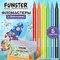 Фломастеры с блестками FUNSTER (ФАНСТЕР) "GLITTER" 6 цветов, ударопрочный наконечник, 152628 (арт. 152628)