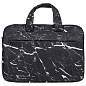 Сумка портфель BRAUBERG STYLE с отделением для ноутбука 13-14", 3 кармана, "Marble", черная, 26х36х3 см, 270835 (арт. 270835)