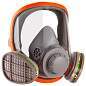 Маска полнолицевая Jeta Safety 5950, силикон, ударопрочный поликарбонат, защитная пленка, без фильтров, размер L, 5950-L (арт. 610900)