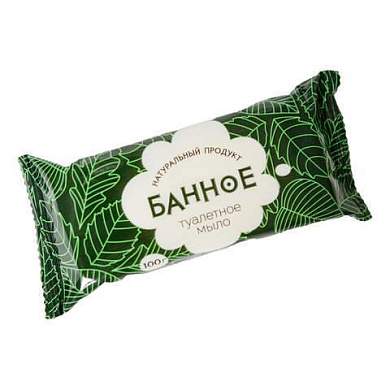 Мыло туалетное 100 г, "Банное" АГРОПРОМ-ЮГ, натуральное, 486785 (арт. 609767)
