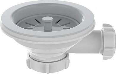 Aquant Выпуск 3 1/2'' с пластиковой решеткой, отводом под перелив, PNV250-10-MR (арт. 876667)