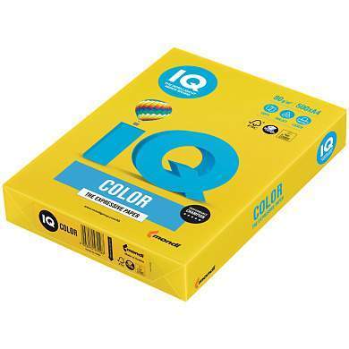 Бумага IQ "Color intensive" А4, 80г/м2, 500л. (горчичный) (арт. 124065)
