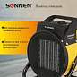 Тепловая пушка электрическая SONNEN THG-3000R, 3 кВт, 220В, керамический нагреватель, 456193 (арт. 456193)