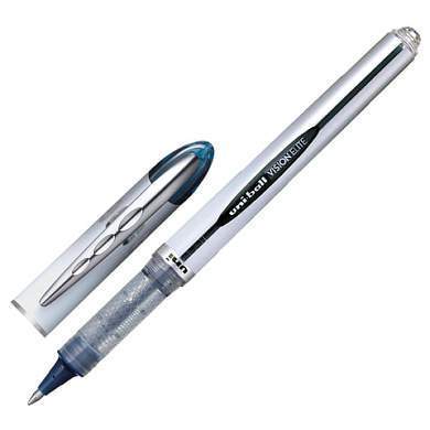 Ручка-роллер UNI-BALL "Vision Elite", СИНЯЯ, узел 0,8 мм, линия письма 0,6 мм, UB-200(08)BLUE (арт. 142613)