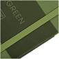 Записная книжка А5 96л. ЛАЙТ, кожзам, Greenwich Line "Classic. Green", с резинкой, блок без линовки (арт. 358027)
