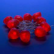 Гирлянда-нить ULD-S0400-010/STB/2AA STRAWBERRY Клубника 10LED красный 4м. 2xAA н/к, IP20 Uniel (арт. 656445)
