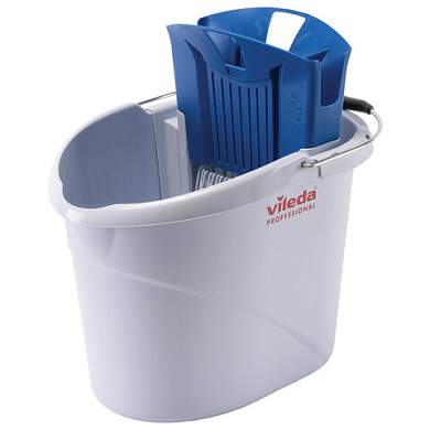 Ведро с отжимом VILEDA PROFESSIONAL "УльтраСпид Мини" 10 л, синий, 129686 (арт. 703646)