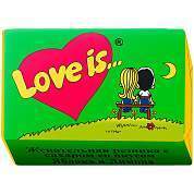 Жевательная резинка Love is..., яблоко-лимон (арт. 255815)