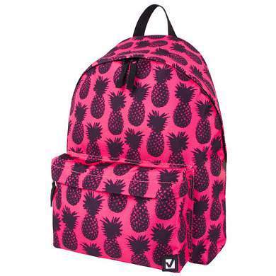 Рюкзак BRAUBERG СИТИ-ФОРМАТ универсальный, "Ananas", розовый, 41х32х14 см, 228851 (арт. 228851)