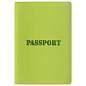 Обложка для паспорта, мягкий полиуретан, "PASSPORT", салатовая, STAFF, 237607 (арт. 237607)