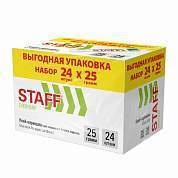 Клей-карандаш 25 г, ВЫГОДНАЯ УПАКОВКА, КОМПЛЕКТ 24 ШТУКИ, STAFF EVERYDAY, 273018 (арт. 273018)