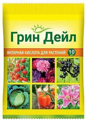 Грин дейл (янтарная кислота) 10мл. удобрение Ваше Хозяйство (арт. 830231)