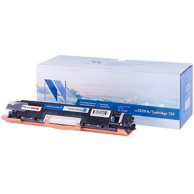 Картридж совм. NV Print CE311A (№126A)/Canon729 голубой для HP Color LJ CP1025/Pro100 M175 (1000стр.) (арт. 161702)