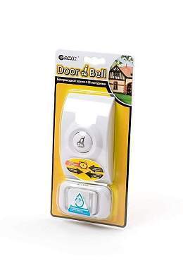Garin Doorbells Ella звонок беспроводной, 100м, 36 мелодий, 2xАА/R6, водонепрониц. кнопка (арт. 62211)
