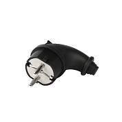 Smartbuy вилка угловая каучук 2P+PE 1х16A 220-240V IP44 SBE-16-P09-R (арт. 654968)