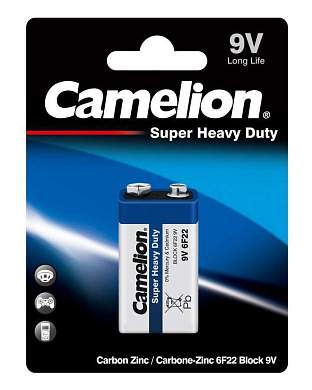 Элемент питания Camelion SUPER BLUE 6F22  BL1 (арт. 228678)