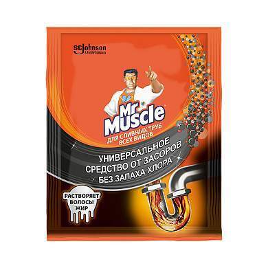 Средство для прочиcтки труб Mr. Muscle, гранулы, 70г (арт. 315760)