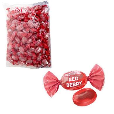 Карамель леденцовая RED BERRY с ягодным вкусом, 1 кг, РВК757 (арт. 624711)