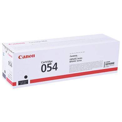 Картридж лазерный CANON (054BK) для i-SENSYS LBP621Cw/MF641Cw/645Cx и другие, черный, ресурс 1500 страниц, оригинальный, 3024C002 (арт. 363485)