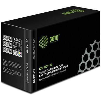 Тонер-картридж CACTUS (CS-TK1110) для KYOCERA FS-1040/1020/1120, ресурс 2500 стр. (арт. 320775)