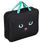 Папка на молнии с ручками А4, мешок для обуви 42х33 см, пенал 20х10 см, "Black cat" НАБОР BRAUBERG, 271434 (арт. 271434)