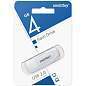 Флеш-диск 4 GB SMARTBUY Scout, USB 2.0, белый, SB004GB2SCW (арт. 513757)