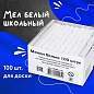 Мел белый квадратный 100 штук, АЛГЕМ, картонная упаковка, 00041, МШБ 100 (арт. 223175)