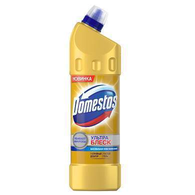 Средство для туалета Domestos "Эксперт сила. Ультра Блеск", гель, 1л (арт. 249209)