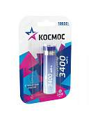 Аккумулятор Космос 18650 Li-ion 3400mAh 3.7V BL1 с защитой KOC18650Li-ion34UBL1 (арт. 702677)