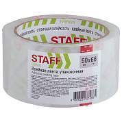 Клейкая лента упаковочная 50 мм x 66 м, прозрачная, толщина 40 микрон, STAFF CLASSIC, 440175 (арт. 440175)