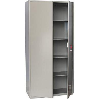 Шкаф металлический для документов BRABIX "KBS-10", 1803х880х390 мм, 77 кг, 2 отделения, сварной, 291159 (арт. 291159)