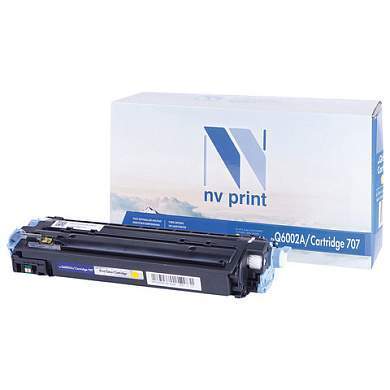 Картридж лазерный NV PRINT (NV-Q6002A) для HP ColorLaserJet CM1015/2600, желтый, ресурс 2000 стр. (арт. 361169)