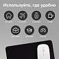 Коврик для мыши SONNEN "BLACK", резина + ткань, 220х180х3 мм, 513309 (арт. 513309)