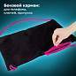 Мешок для обуви BRAUBERG плотный, карман на молнии, подкладка, 43х33 см, Neon Pink, 272428 (арт. 272428)
