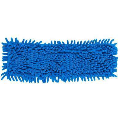 Насадка МОП для швабры OfficeClean Professional c карманами, 40*10см, ворс. м-фибра, ворс 2см,синяя (арт. 303060)