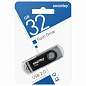 Флеш-диск 32 GB SMARTBUY Twist USB 2.0, черный, SB032GB2TWK (арт. 513909)