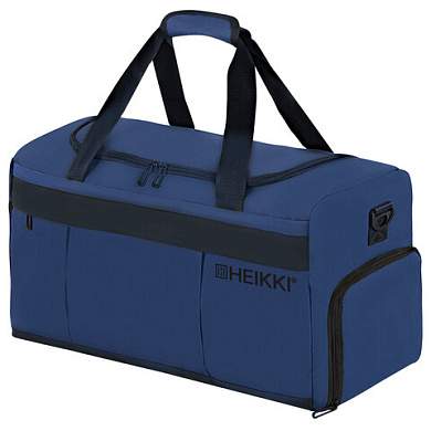 Сумка спортивная HEIKKI MOVE PLUS (ХЕЙКИ) отделение для обуви, синяя, 28х50х23 см, 273897 (арт. 273897)
