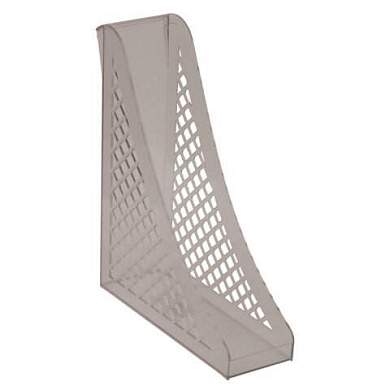 Лоток вертикальный для бумаг BRAUBERG ECO, 240х80х290 мм, сетчатый, дымчатый, 239015 (арт. 239015)