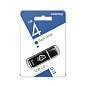 Флеш-диск 4 GB, SMARTBUY Glossy, USB 2.0, черный, SB4GBGS-K (арт. 512764)