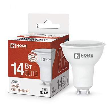 inHome лампа светодиодн. VC JCDRC GU10 220V 14W(1260lm) 4000К 4K 58x50 (без пульсации) 7966 (арт. 873608)