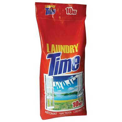 Стиральный порошок-автомат 10 кг, LAUNDRY TIME (Лондри Тайм) (арт. 604638)