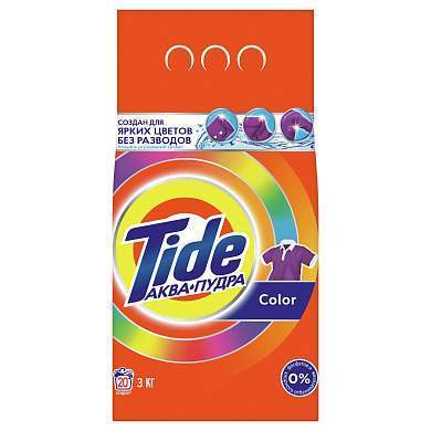 Порошок для машинной стирки Tide "Color", 3кг (арт. 153745)