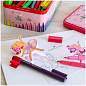 Набор для рисования Faber-Castell "Connector Ballerina" 33 фломастера+10 клипс+2 карты для раскрашивания (арт. 286213)