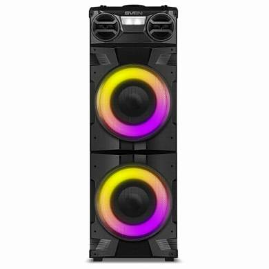 Колонка портативная SVEN PS-1900, 1000 Вт, TWS, Bluetooth, FM, USB, LED-дисплей, черная, SV-022037 (арт. 513973)