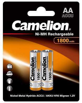 Аккумулятор Camelion R6 1800mAh Ni-MH BL2 (арт. 327377)